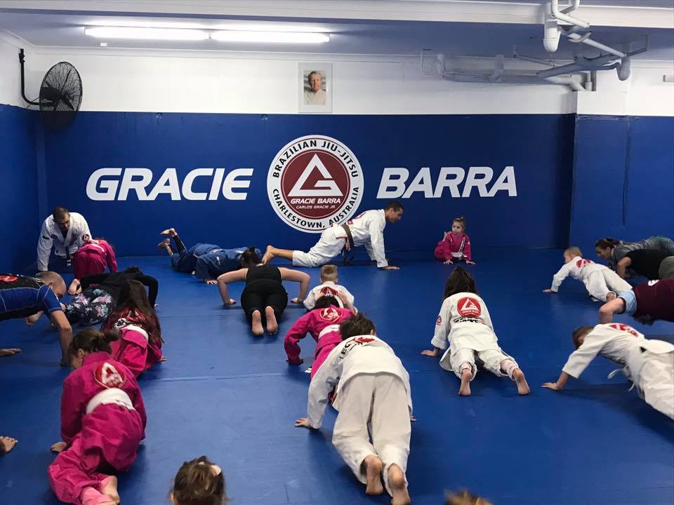 Children and the Gracie Barra anti-bullying program. image